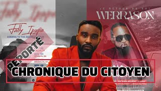 REPORT DE LA TOURNÉE AMÉRICAINE FALLY IPUPA TRÈS EN COLÈRE CHRONIQUE DU CITOYEN CONTRE LES SIENS [upl. by Hazlip]