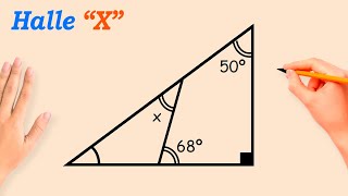 Hallar “x”  Ejercicios de TRIANGULOS  geometria paso a paso [upl. by Richers19]