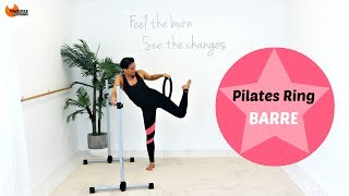 Barre Workout Magic Circle Barlates Body Blitz Pilates Ring Barre Total Body [upl. by Irim760]