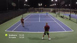 35 div  Bombers vs Nissan Titans 03092023  Guam tennis [upl. by Shewchuk]