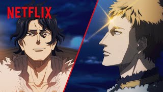 Julius vs Conrad  Black Clover Sword of the Wizard King  Clip  Netflix Anime [upl. by Ahel]