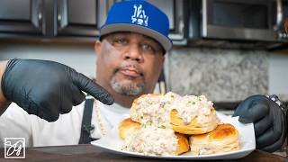 Southern Comfort Biscuits and Sausage Gravy Recipe [upl. by Aneri]