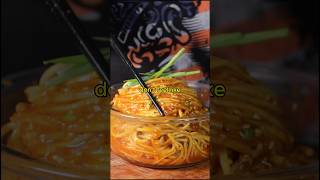 EASY Gochujang CHILI oil noodles in 10 minutes shorts [upl. by Inaffets]