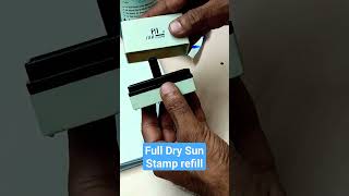 how to Refill 💦 Sun Stamper A full dry stamprefill youtubeshorts [upl. by Hands]