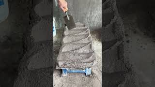 Wall cement mortar construction shovel knife Good tools and machinery can increase work efficiency [upl. by Rod104]