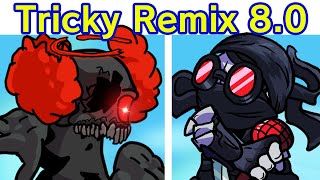 Friday Night Funkin VS Tricky Remixes FULL WEEK Part 13 FNF Mod Tricky Mod 20 Madness Combat [upl. by Hoem]