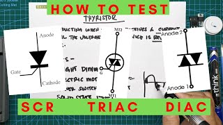 Thyristor  What are SCR Triac Diac and how to test tagalog [upl. by Gloria]