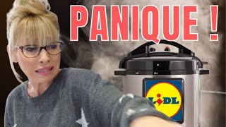 UNE DEBUTANTE TESTE LE MULTICUISEUR LIDL SILVER CREST LA PANIQUE [upl. by Chen]