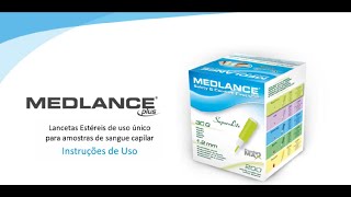 Treinamento Lancetas Medlance Plus  Atualizado [upl. by Elocal]