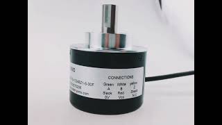 ISC5812 12mm 1024ppr Push pull output incremental Optical Rotary solid shaft Encoder [upl. by Thetos]