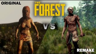 THE FOREST TRAILER ORIGINAL vs REMAKE [upl. by Ellerd]