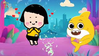 Baby Shark Doo doo doo song ।। lyrics song baby shark Toddler songsbabyshark [upl. by Norval]