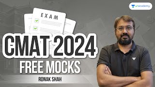 CMAT 2024  Free Mocks by Ronak Shah cmat2024 [upl. by Carla]