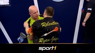 Michael van Gerwen souverän  jetzt wartet das TraumHalbfinale gegen Gary Anderson  SPORT1 [upl. by Stegman160]