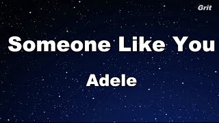 Someone Like You  Adele Karaoke【No Guide Melody】 [upl. by Eserahs131]