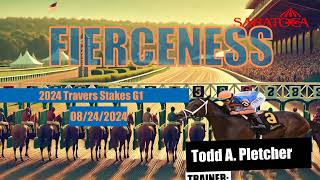 Fierceness Travers Stakes G1 Video Past Performances saratoga fanduel [upl. by Philly]