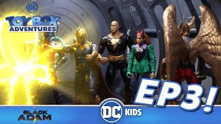 Black Adam Aventuras de Juguetes 🇲🇽🇦🇷🇨🇴🇵🇪🇻🇪  City Showdown  DCKidsLatino [upl. by Obbard843]