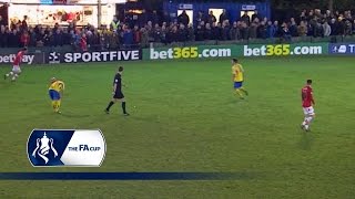 Warrington Town 10 Exeter City  FA Cup First Round  Goals amp Highlights [upl. by Sinnylg]