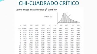 Como usar Tabla ChiCuadrado [upl. by Yeldah]