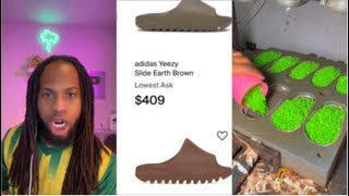 Making the Adidas Yeezy slides 99 profit 🫨 [upl. by Aloz292]