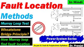 L104 Fault Location Detection Methods  Murray Loop Test  Electric Power Cable  Power System [upl. by Anelah]