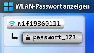 WLANPasswörter anzeigen lassen einfach [upl. by Eikcor]