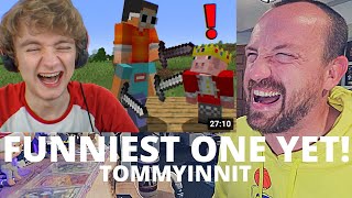 AMAZING SHOW TommyInnit Minecrafts Funniest YouTuber Talent Show FIRST REACTION w Technoblade [upl. by Nelubez]