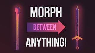 After Effects morph transitionwith match cuts [upl. by Hillegass]