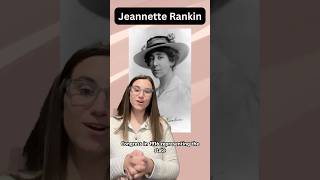 Jeannette Rankin shorts history womenshistory women senate jeannetterankin montana [upl. by Aneele]