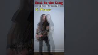 HAIL TO THE KING with 10 effects guitar shorts [upl. by Urson474]