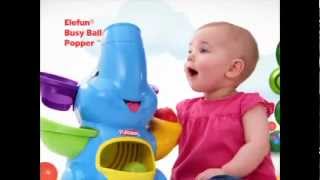 PLAYSKOOL Poppin Park Elefun Busy Ball Popper [upl. by Tyrrell]