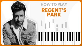 Regents Park  Bruno Major  PIANO TUTORIAL Part 1 [upl. by Alidus699]