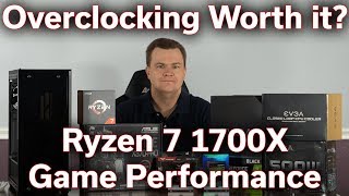 Is Overclocking Worth it  Ryzen 7 1700X  40GHz  Game Benchmarking [upl. by Antonin]