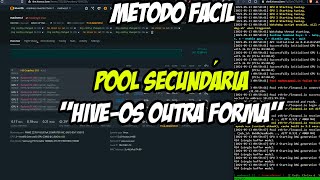 POOL SECUNDÁRIA BACKUP HIVEOS MÉTODO SIMPLES [upl. by Adnarrim]