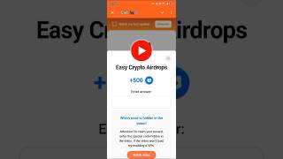 Easy Crypto Airdrops Code Cats  Cats Youtube Code Today  10 Oct Cats Video code [upl. by Christiano]