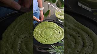 Spinach Bajra Dosa asmrcooking recipe asmrfood dosa southindianfood [upl. by Nett894]