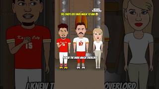 Pat Mahomes Travis Kelce and Taylor Swift Summon The Dark Magic Overlord To Win 😂 nfl nflnews [upl. by Lleoj153]