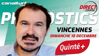 Pronostic Quinté et des courses PMU du Dimanche 10 décembre 2023  En partenariat avec GenybetTurf [upl. by Renwick685]