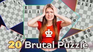 Master the Ultimate Checkmate in 1 Move Challenge 20 Puzzles to Sharpen Your Skills [upl. by Nevuer]