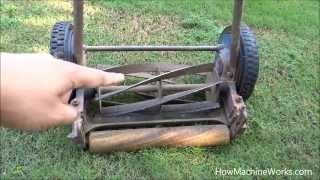 How a manual grass cutting machine works  Must watch [upl. by Pooi388]