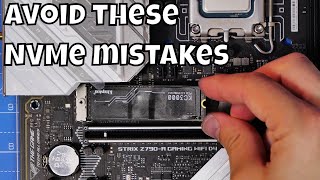 Dont make these mistakes with your NVMe SSD installation  NVMe tips and tricks [upl. by Enailuj]