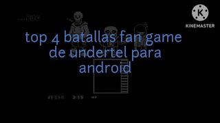 top 4 mejores fan game de undertale para android [upl. by Aneret]