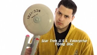 Star Trek USS Enterprise Flying Disc from ThinkGeek [upl. by Otho]