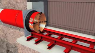 Pipejacking Microtunelling Animation [upl. by Bergh]