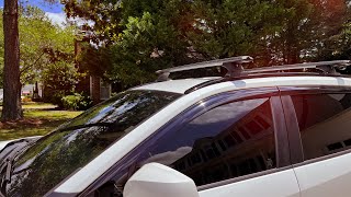 RHINO Rack on the RAV4  Roof Rack for 20192023 Toyota RAV4 [upl. by Tabib]