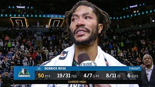 Derrick Roses UNFORGETTABLE 50 Point Performance  NBA Classic Game [upl. by Dirgis]