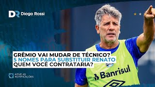 5 TÉCNICOS QUE PODEM SUBSTITUIR RENATO NO GRÊMIO EM 2025 [upl. by Thorlay]