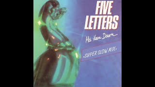 FIVE LETTERS  You Cry n You Share 1986 [upl. by Ocirred]