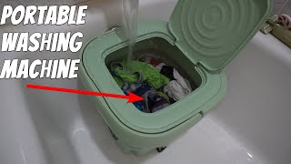 Portable Foldable Mini Washing Machine Review [upl. by Barstow]