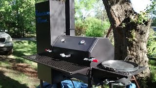 Custom reverse flow bbq smokerfor sale [upl. by Riada]